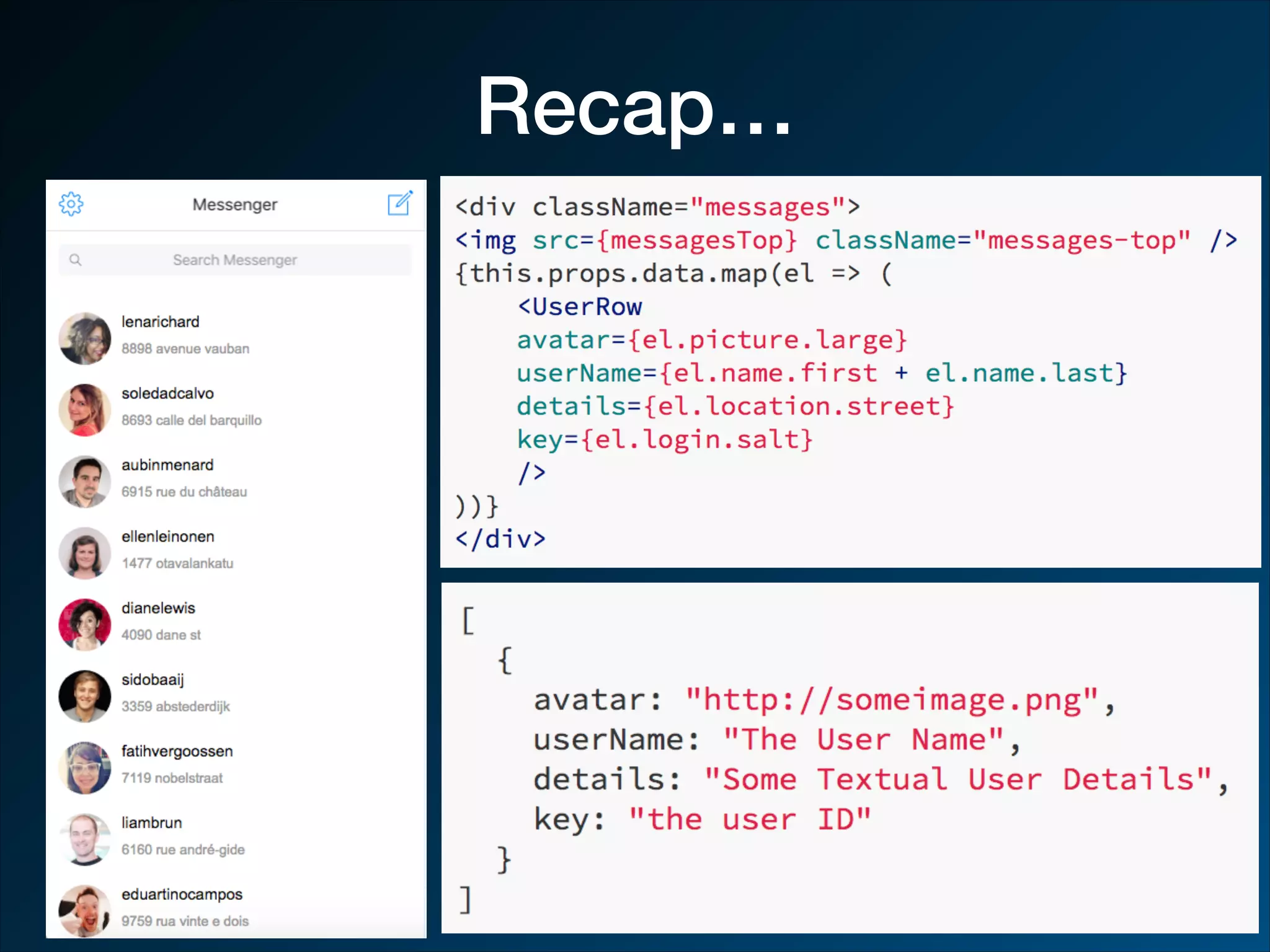 Recap… 