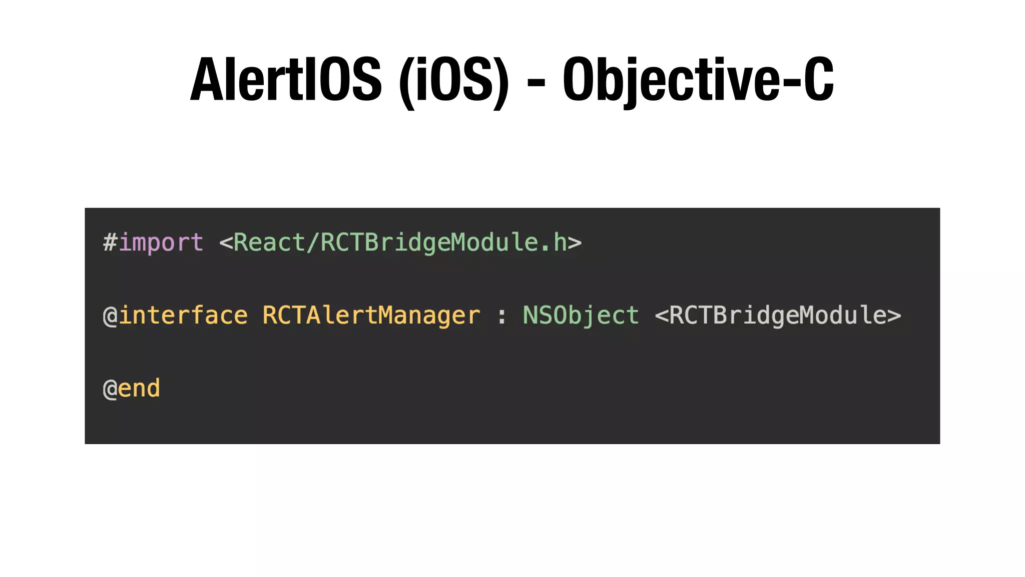 AlertIOS (iOS) - Objective-C
 