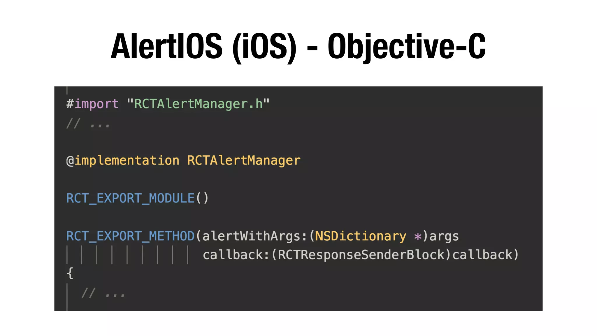 AlertIOS (iOS) - Objective-C
 