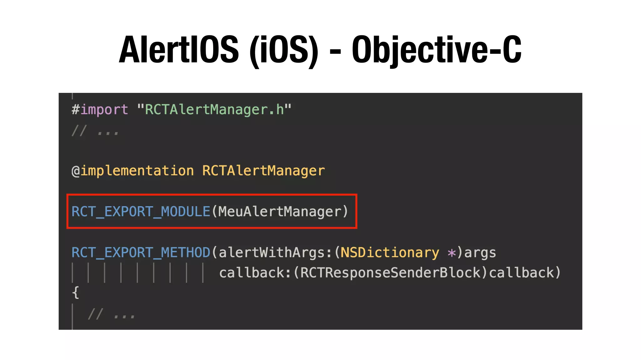 AlertIOS (iOS) - Objective-C
 