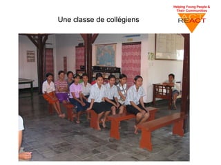 Une classe de collégiens
 