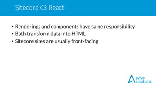 Building complex User Interfaces with Sitecore and React | PPT