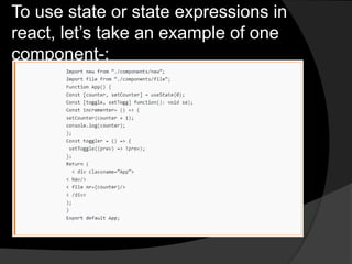 React state | PPTX