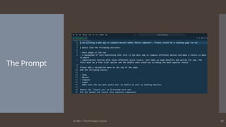 © ABL - The Problem Solver 27
The Prompt
 