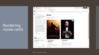 © ABL - The Problem Solver 41
Rendering
movie cards
 