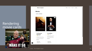 © ABL - The Problem Solver 43
Rendering
movie cards
 