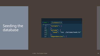 © ABL - The Problem Solver 64
Seeding the
database
 