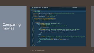 © ABL - The Problem Solver 82
Comparing
movies
 