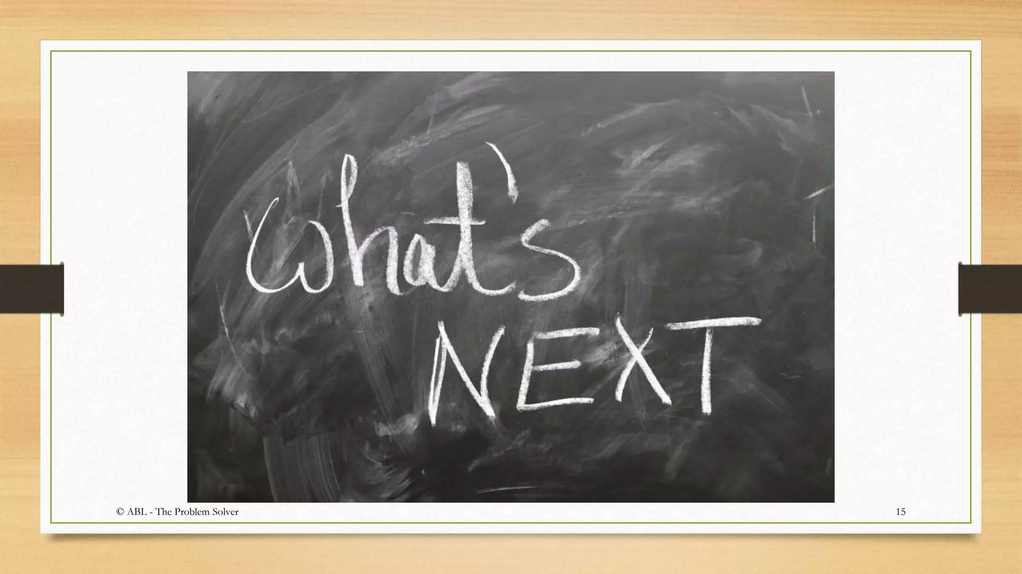 15© ABL - The Problem Solver
 