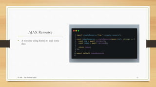 AJAX Resource
• A resource using fetch() to load some
data
11© ABL - The Problem Solver
 