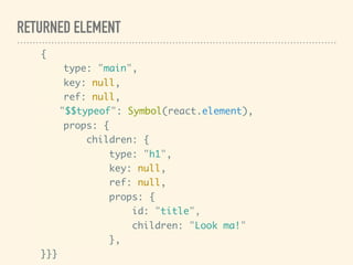 React Under the Hood: Understanding React's UI Rendering Process | PDF