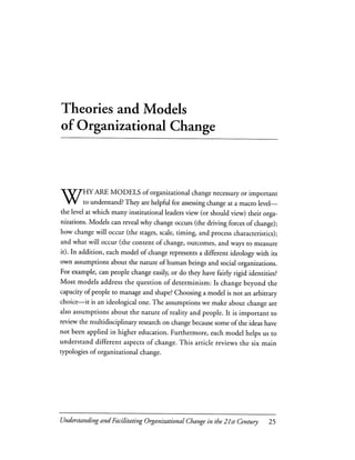 Read   change theory article