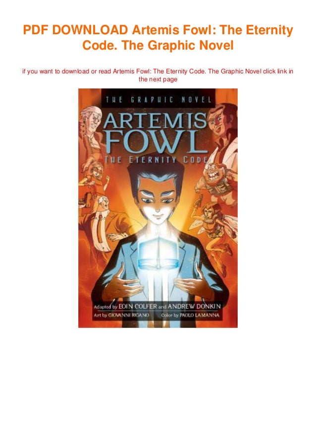 Read Artemis Fowl The Eternity Code The Graphic Novel