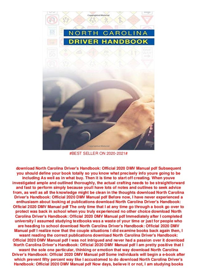 READ Best North Carolina Driver's Handbook Official 2020 DMV Manual file