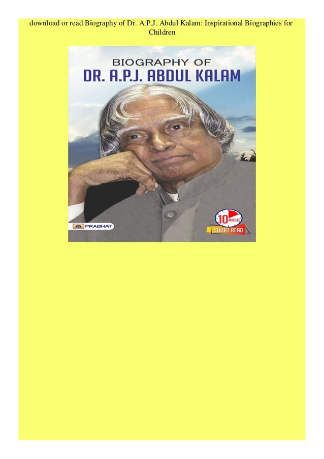 apj abdul kalam biography pdf apj abdul kalam biography pdf