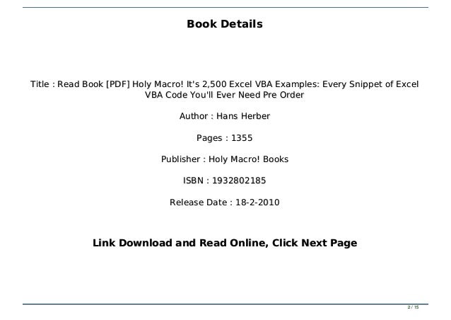 2500 excel vba examples pdf 2500 excel vba examples pdf