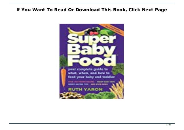 super baby food book