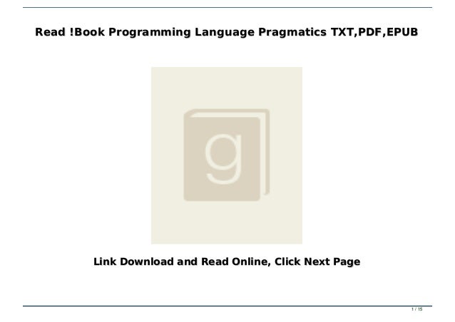 Programming Language Pragmatics
