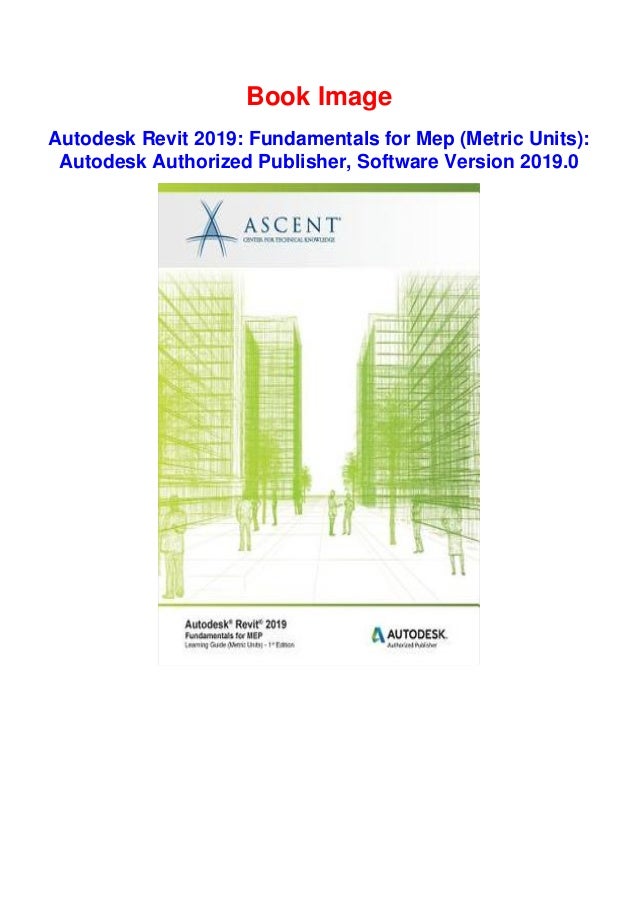 Read Books Pdf Autodesk Revit 2019 Fundamentals For Mep Metric Un