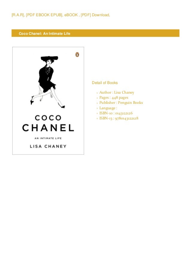 Read Coco Chanel An Intimate Lifebylisa Chaneyebookdownload