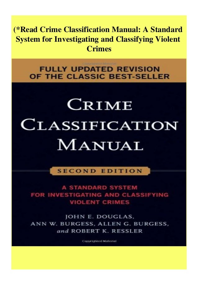 Crime Classification Chart _ The challenge of developing a statistical ...