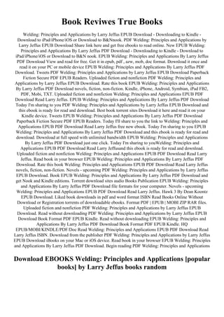 WELDING PRINCIPLES AND APPLICATIONS BY LARRY JEFFUS PDF DOWNLOAD visual data 2