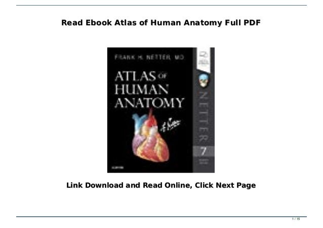 Read Ebook Atlas of Human Anatomy Full PDF