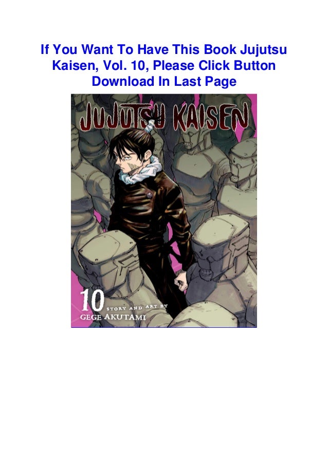 Jujutsu kaisen kindle download