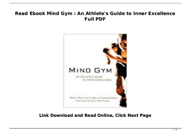 Read Ebook Mind Gym An Athlete's Guide to Inner