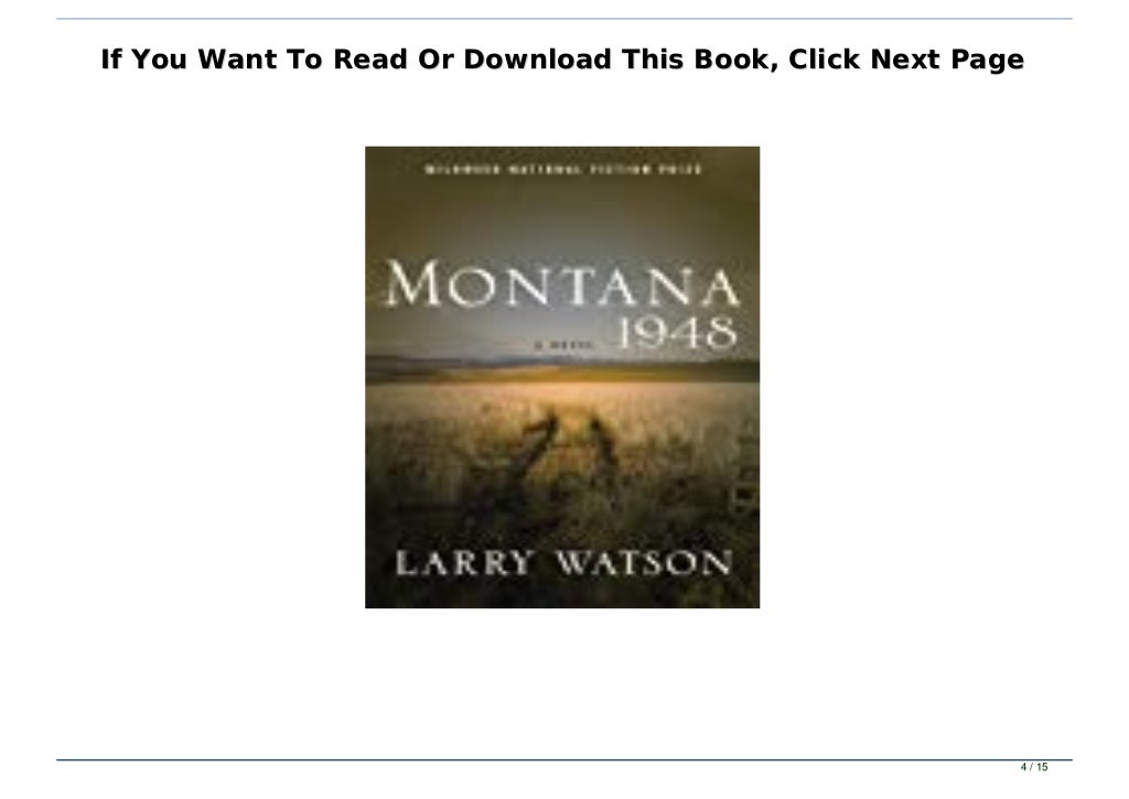 Read Ebook Montana 1948 Full PDF