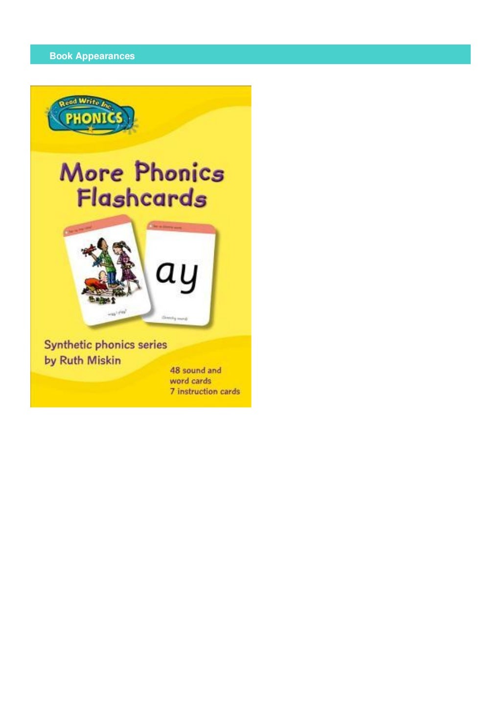 READ[EBOOK]Read Write Inc. Phonics Home More Phonics Flashcards (Read