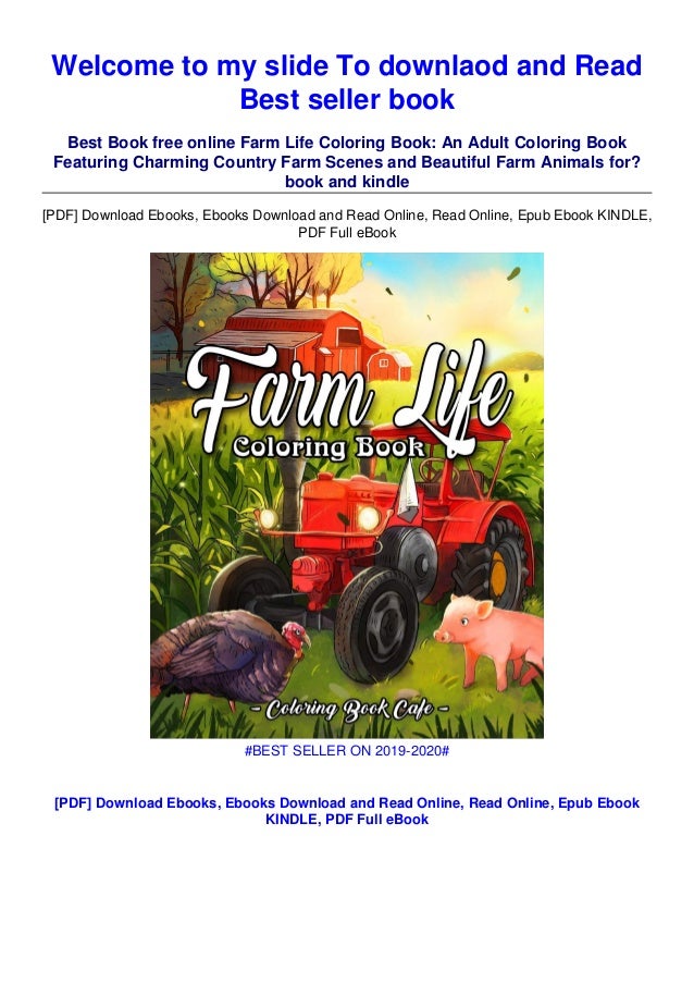 Download Read Farm Life Coloring Book An Adult Coloring Book Featuring Charm