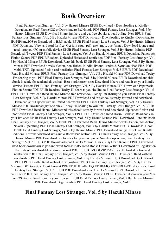 Read Final Fantasy Lost Stranger Vol 5byhazuki Minasepdfbooks Read Final Fantasy Lost Stranger Vol 5byhazuki Minasepdfbooks