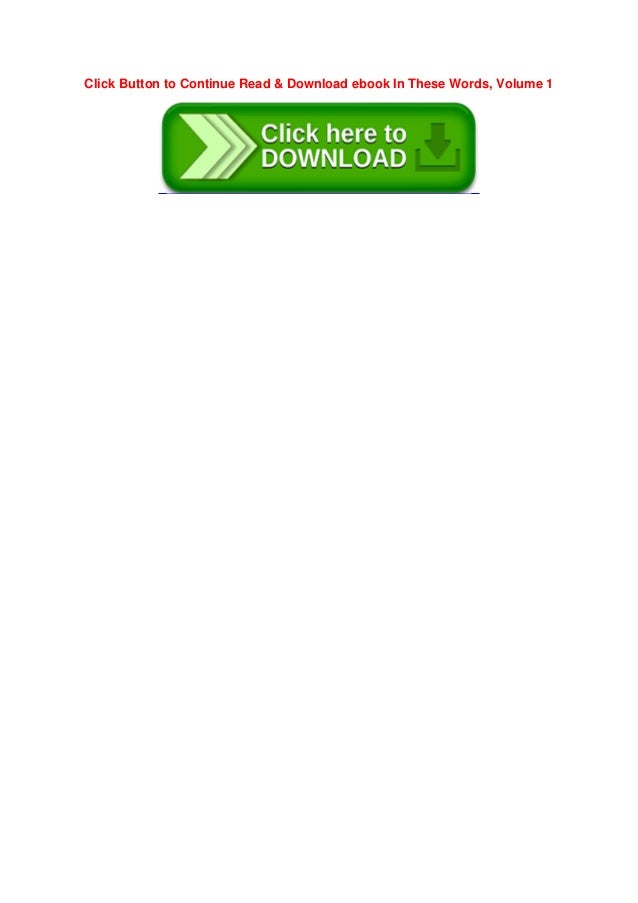 Read In These Words Volume 1