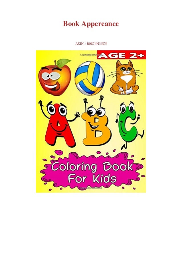 Download Read Pdf Abc Alphabet And Animals Coloring Book For Kids Toddlers P
