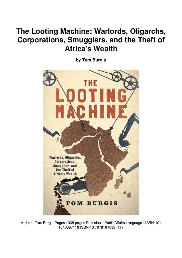 the looting machine book the looting machine book