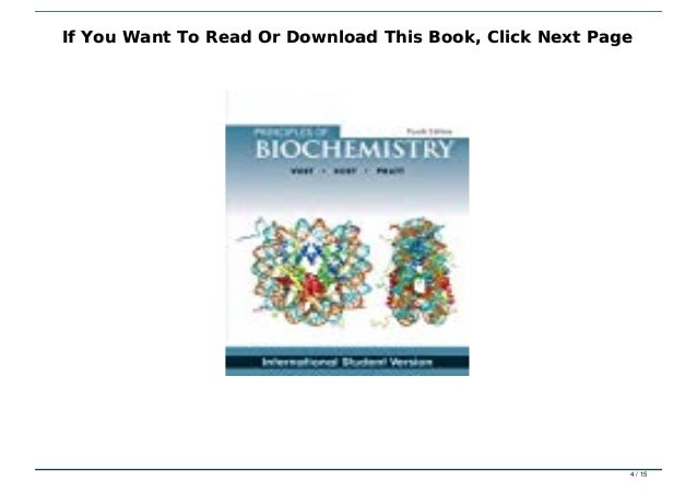 download free pdf Biochemistry Wiley & Son
