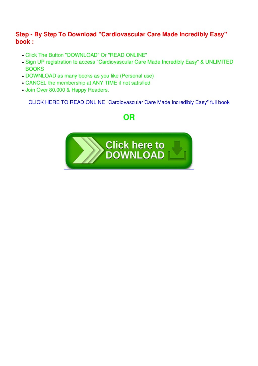 cardiovascular care made incredibly easy pdf cardiovascular care made incredibly easy pdf