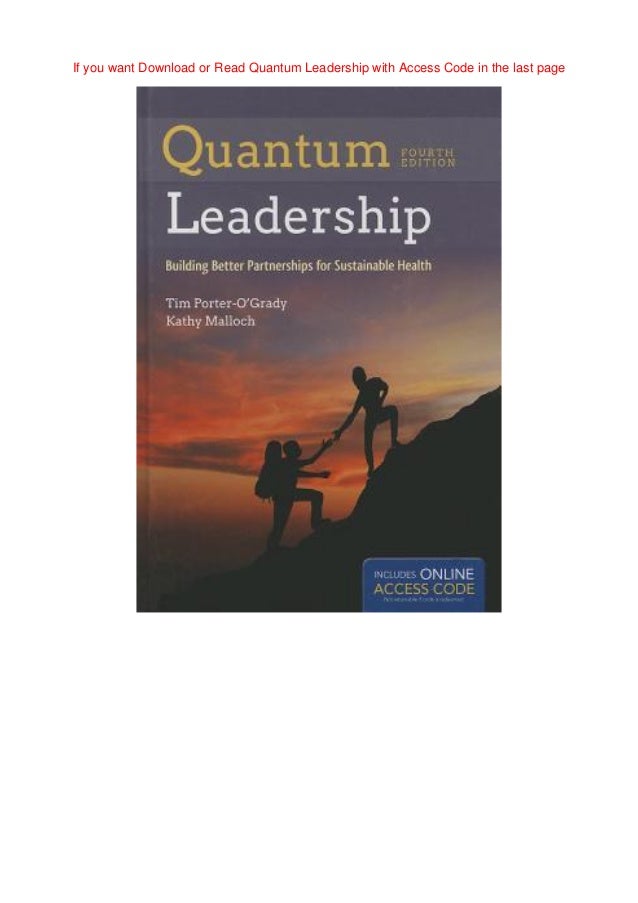 (READ PDF EBOOK) Quantum Leadership with Access Code [File(PDF Epub Txt)]