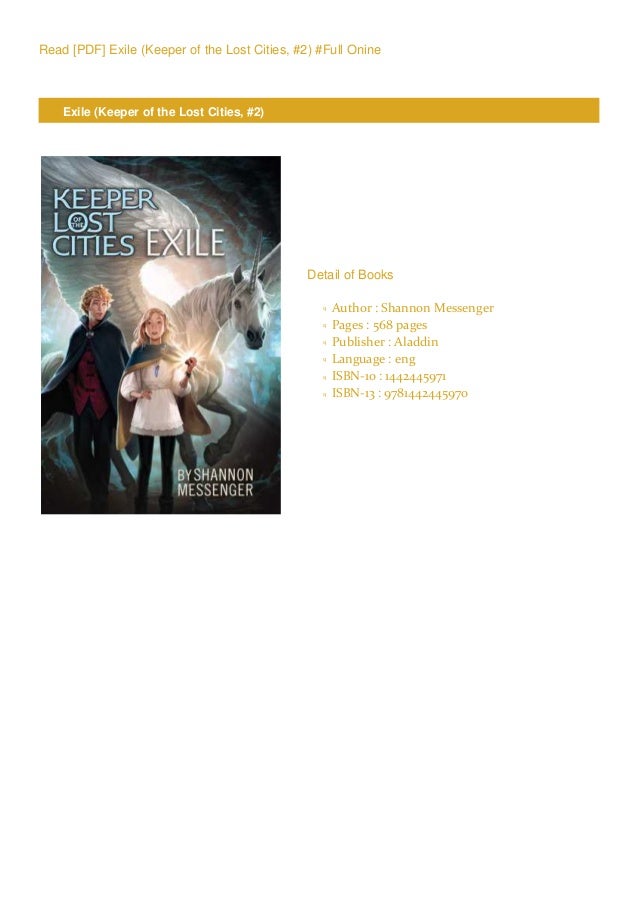 Read[PDF]Exile (Keeper of the Lost Cities, 2)byShannon