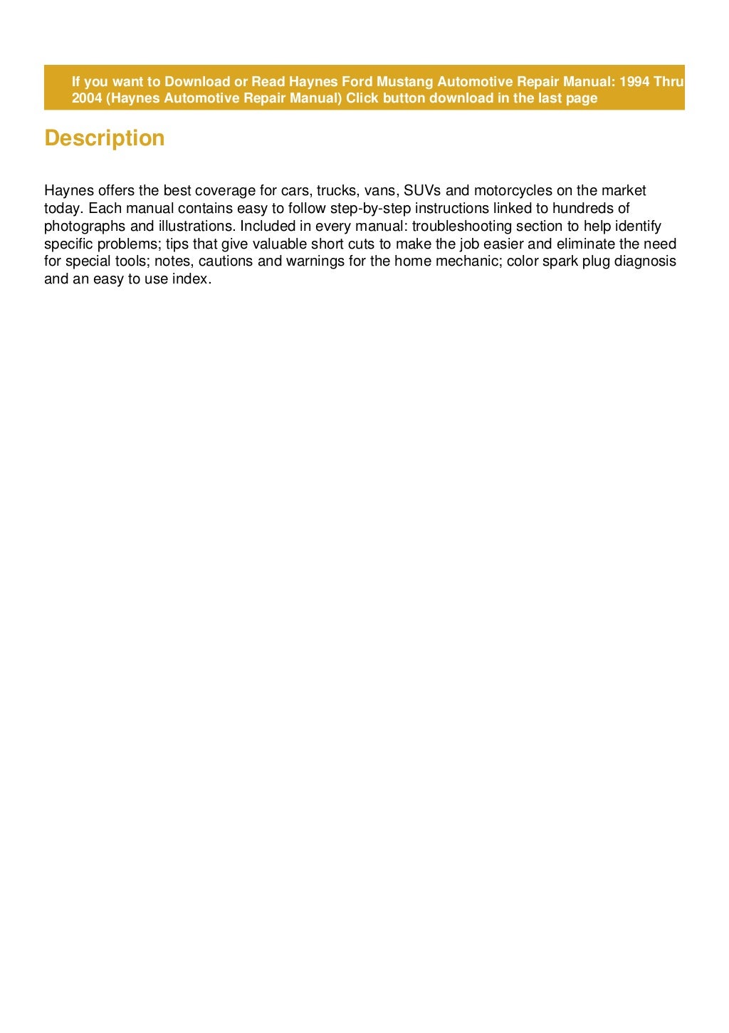 haynes auto repair manual free pdf haynes auto repair manual free pdf