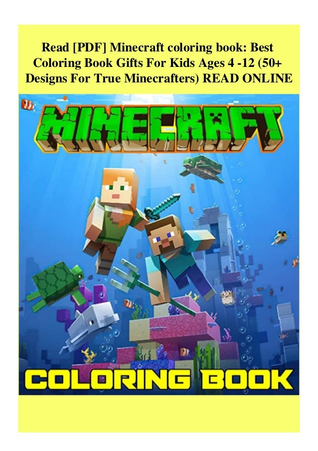 Download Read Pdf Minecraft Coloring Book Best Coloring Book Gifts For Kids