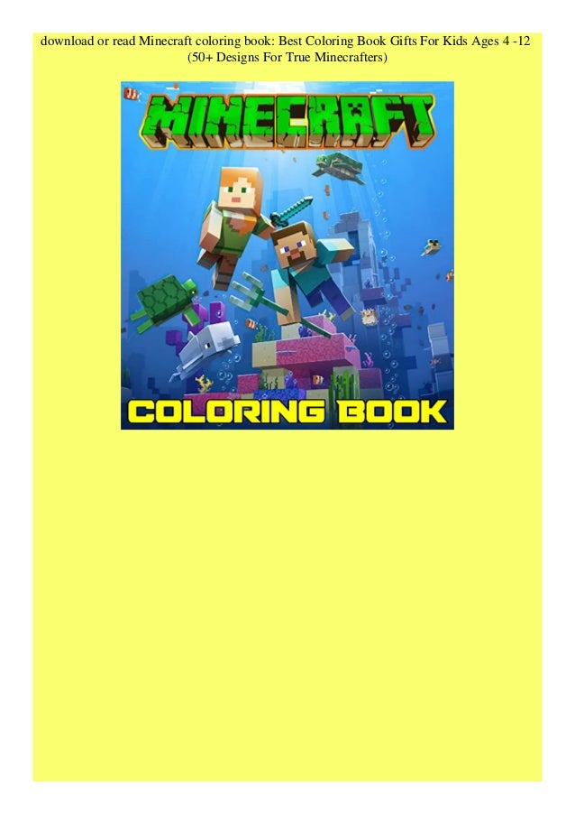 Download Read Pdf Minecraft Coloring Book Best Coloring Book Gifts For Kids