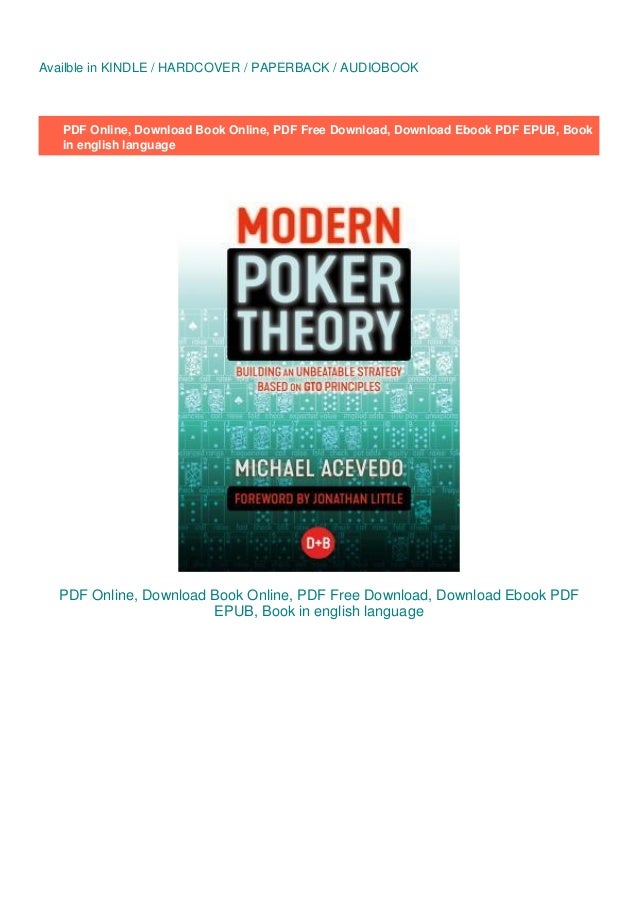 Poker Theory Poker Theory
