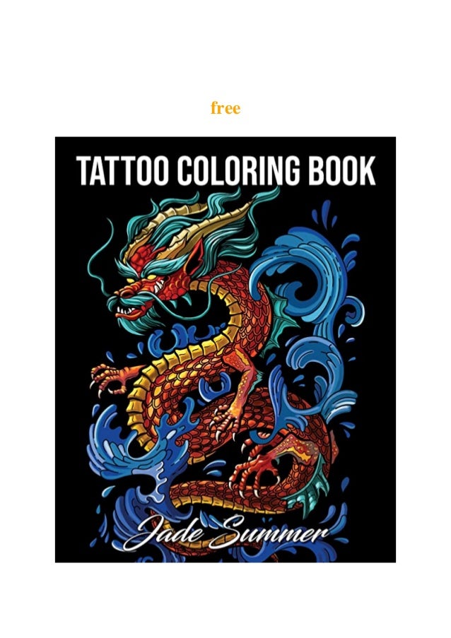 Download Read Pdf Tattoo Coloring Book An Adult Coloring Book With Awesome