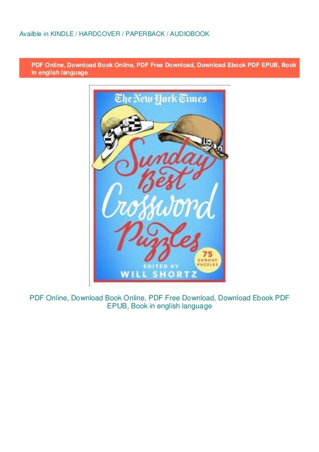 *Read_pdf* The New York Times Sunday Best Crossword Puzzles: 75 Sunday ...