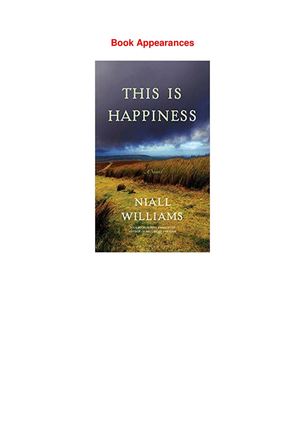 book review this is happiness