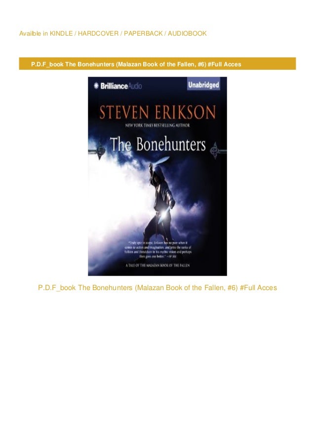 Read The Bonehunters Malazan Book Of The Fallen 6 Bysteven Erikso