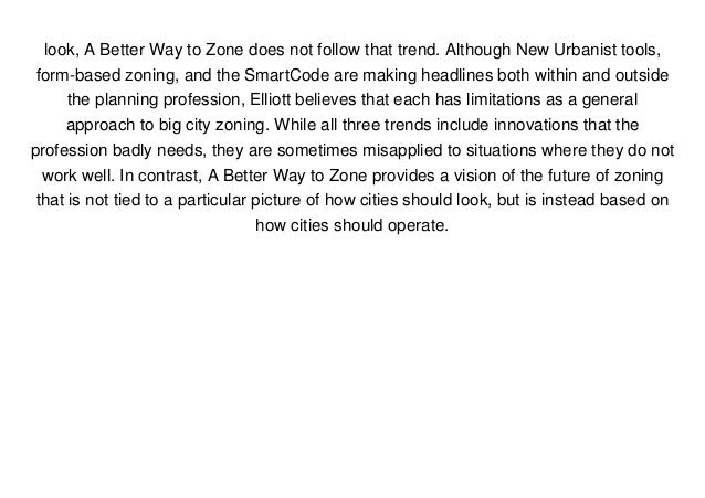 Read A Better Way To Zone Ten Principles To Create More