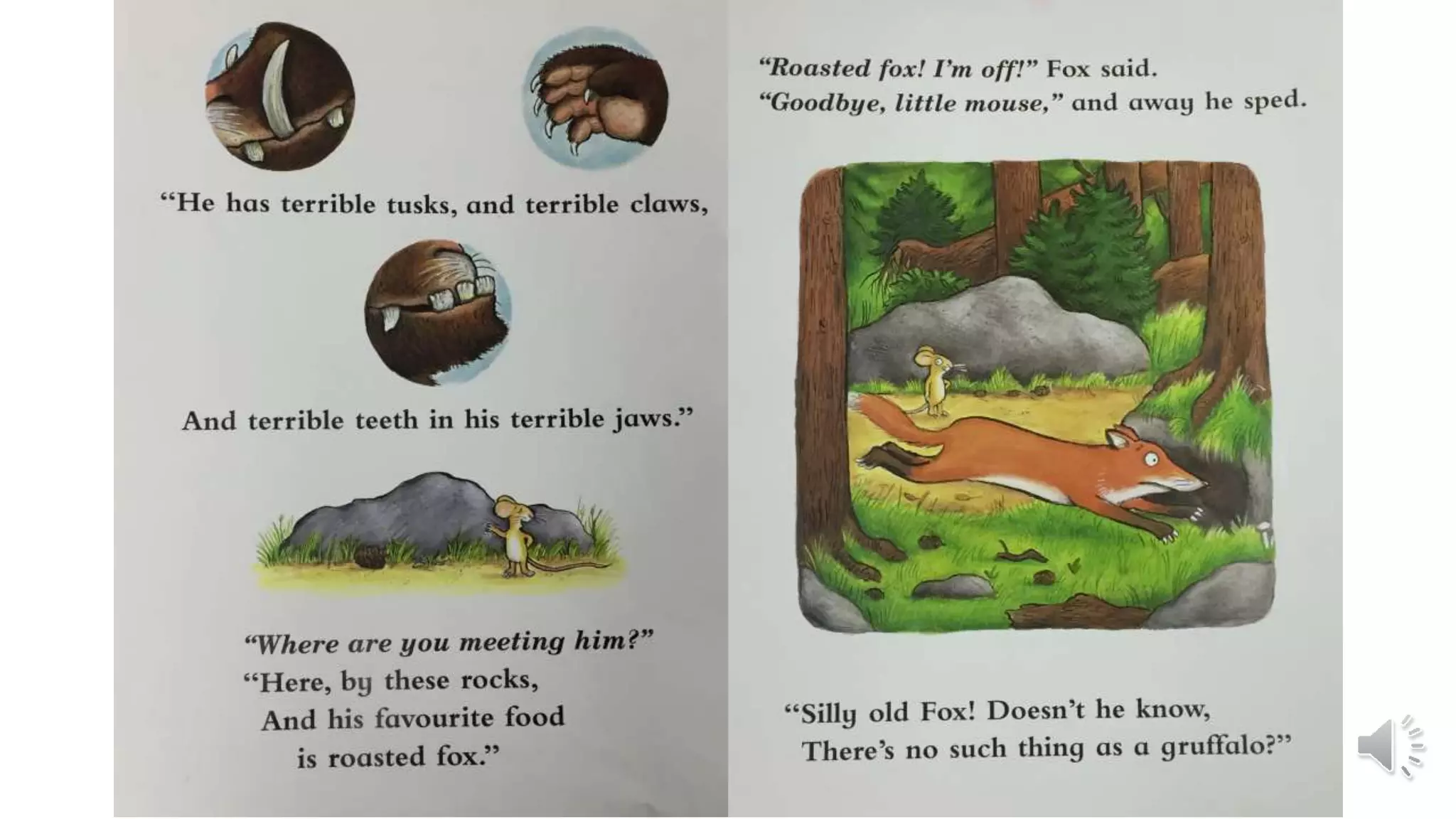 Read along with the story of The Gruffalo | PPTX